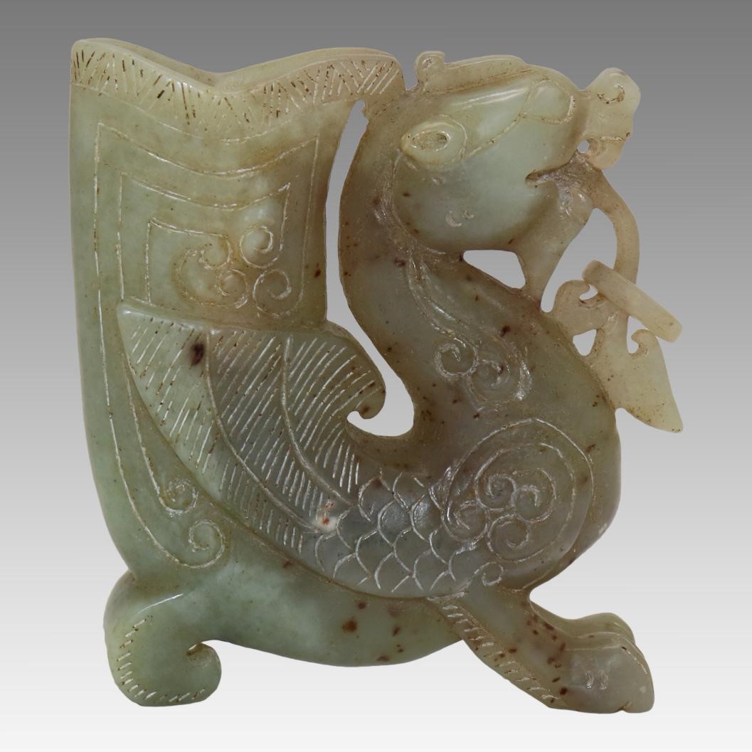 精品推荐-龙形玉爵