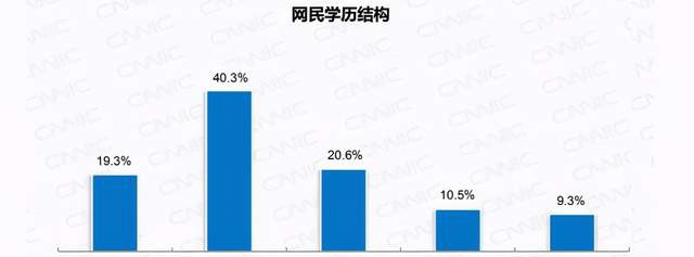 中国互联网发展报告：网民月入超三千者不到一半，多为初中学历