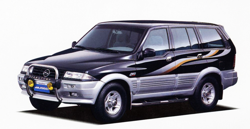 可能是这个品牌最正经的设计了,经典的双龙musso欣赏__凤凰网