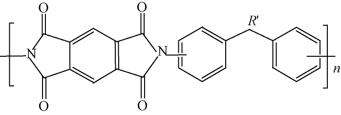 芳香型聚酰亚胺分子结构式