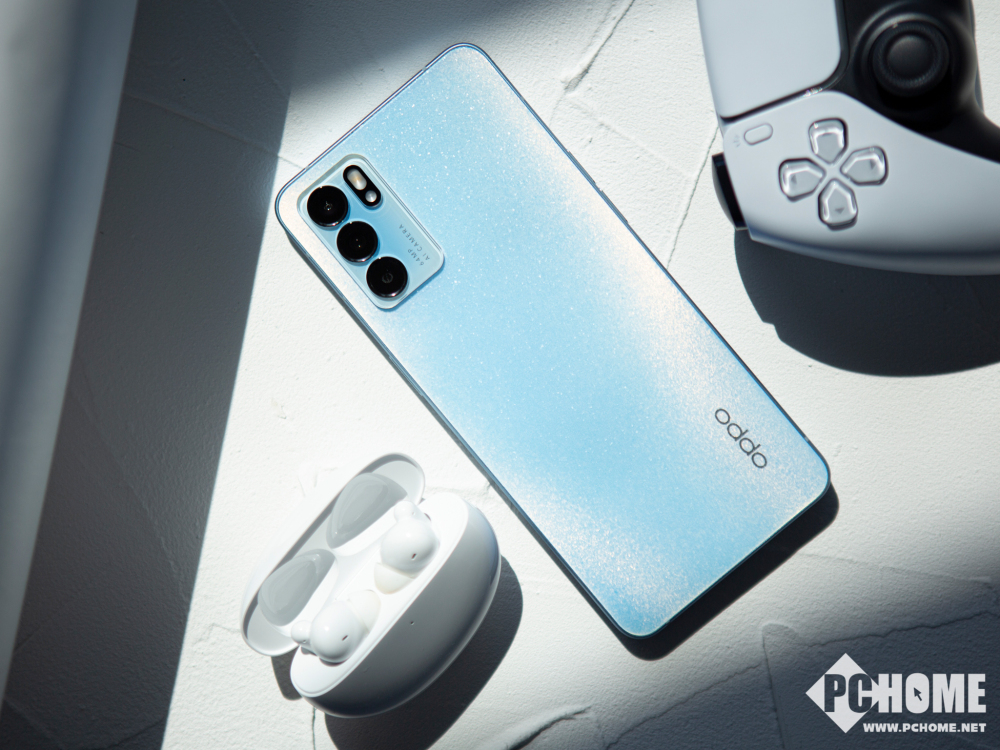 opporeno6夏日晴海图赏极致轻量化的晶钻美学