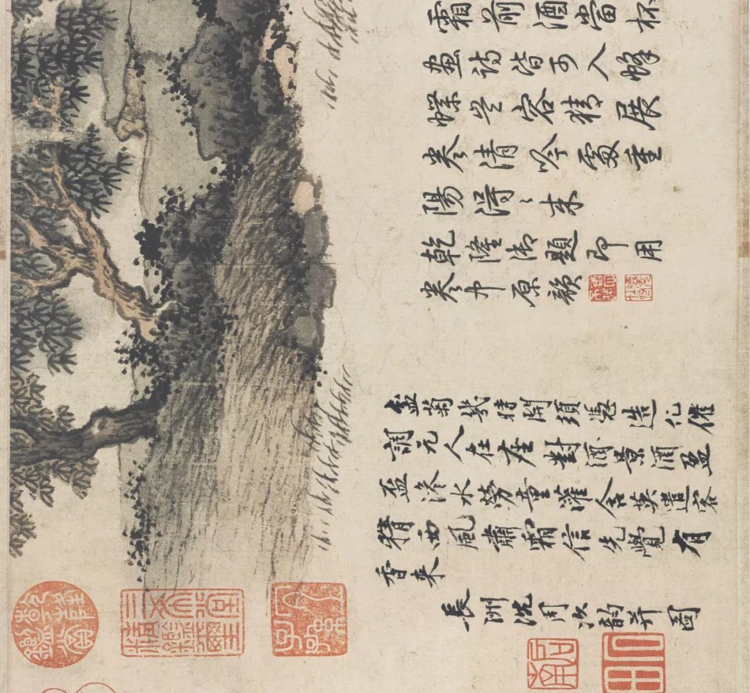 五幅画卷,赏沈周笔下的秋趣_凤凰网