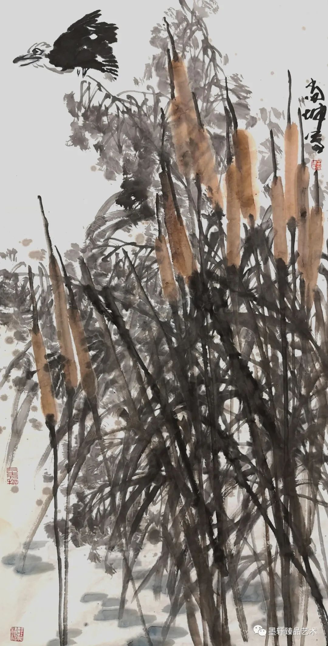 野逸风尚笔振乾坤漫论王尚坤大写意花鸟视阈