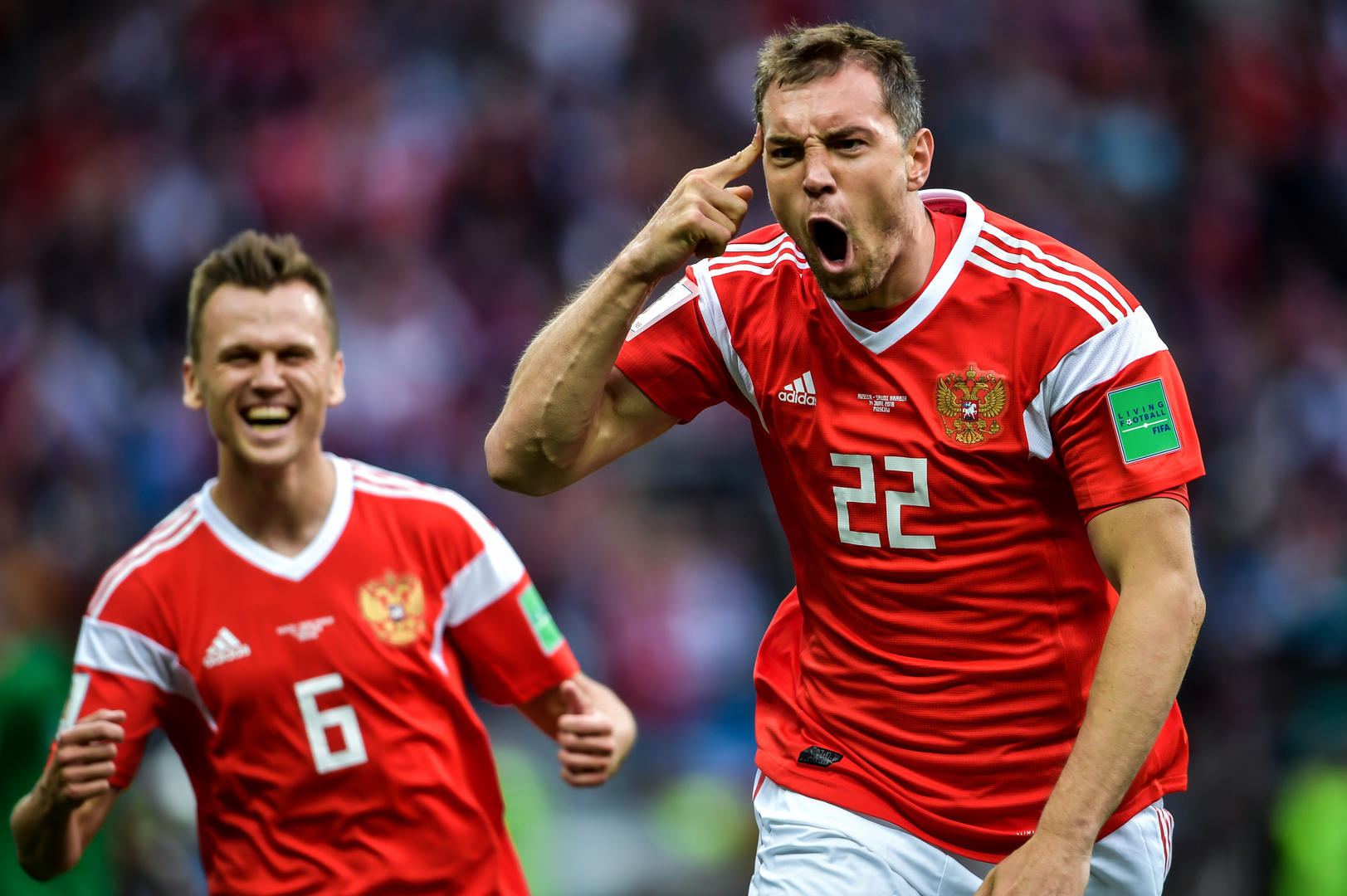 俄罗斯的当家球星依旧还是锋线上已经33岁老将久巴 图据ic photo