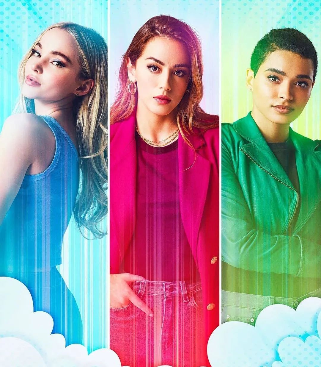 chloe bennet,中文名汪可盈,扮演花花小女警,第一女主.