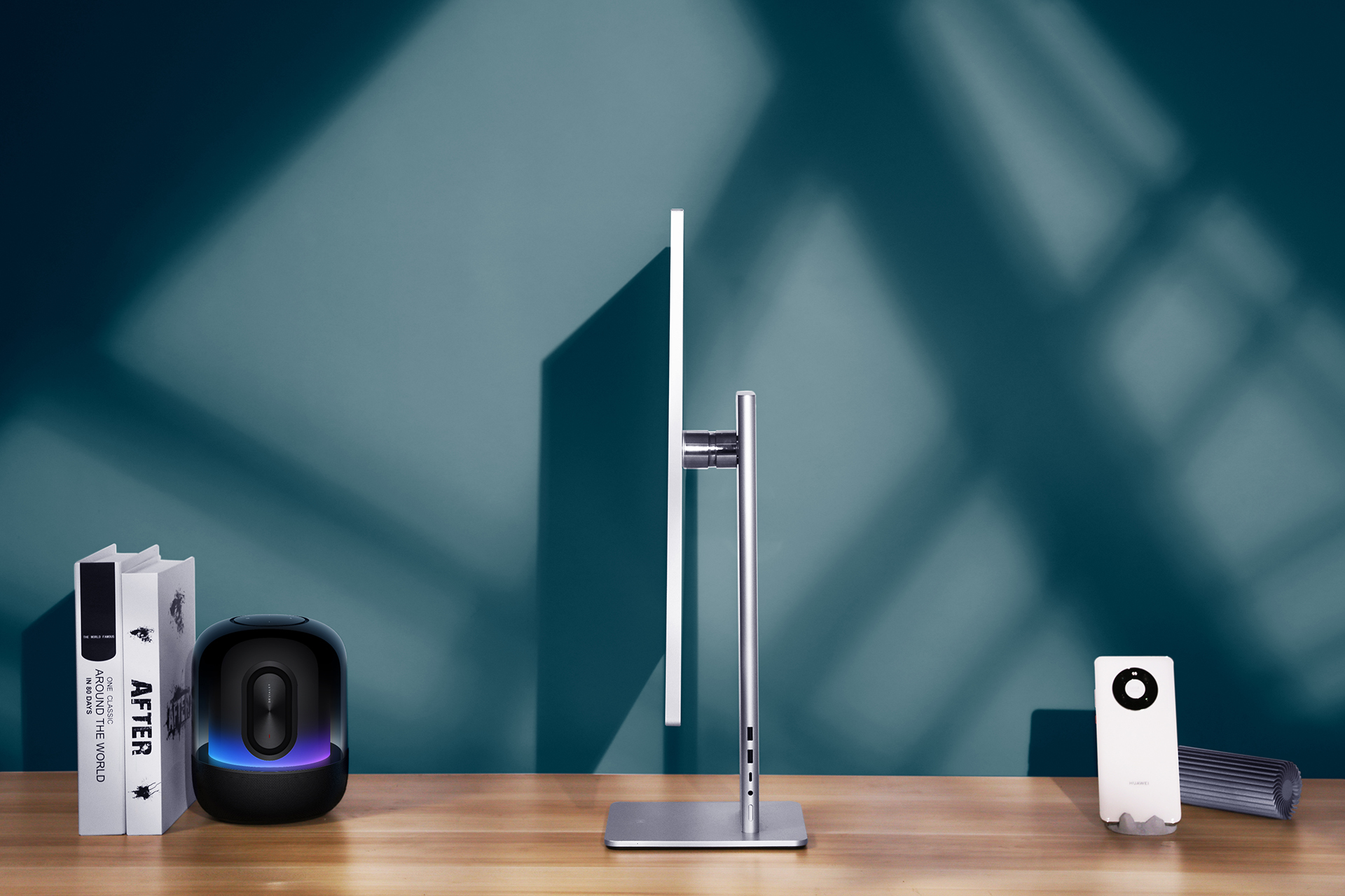 晒桌面 显示器理想之作华为mateview显示器 这是多少人的梦想一角__凤