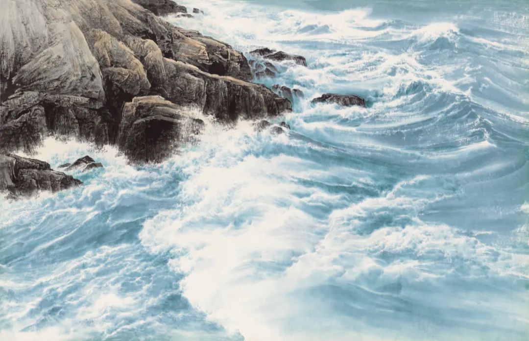 黄河,海浪,重彩——黄河画家徐惠君再次走进中国美术馆