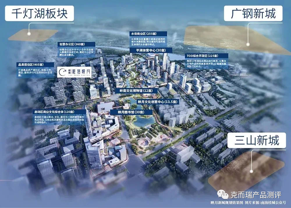 佛山映月新城板块区位图