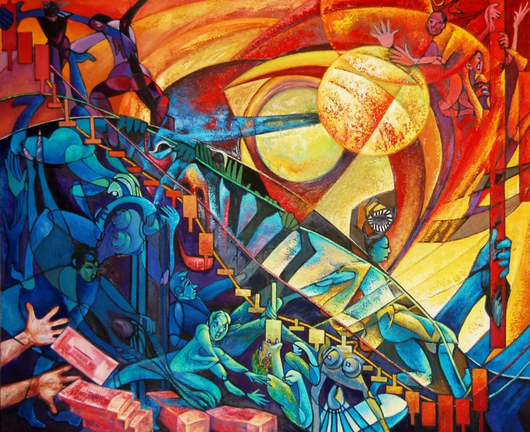 高级美术教师 等待 2014 油画 122x92cm 主要展览 2020 特区风景线