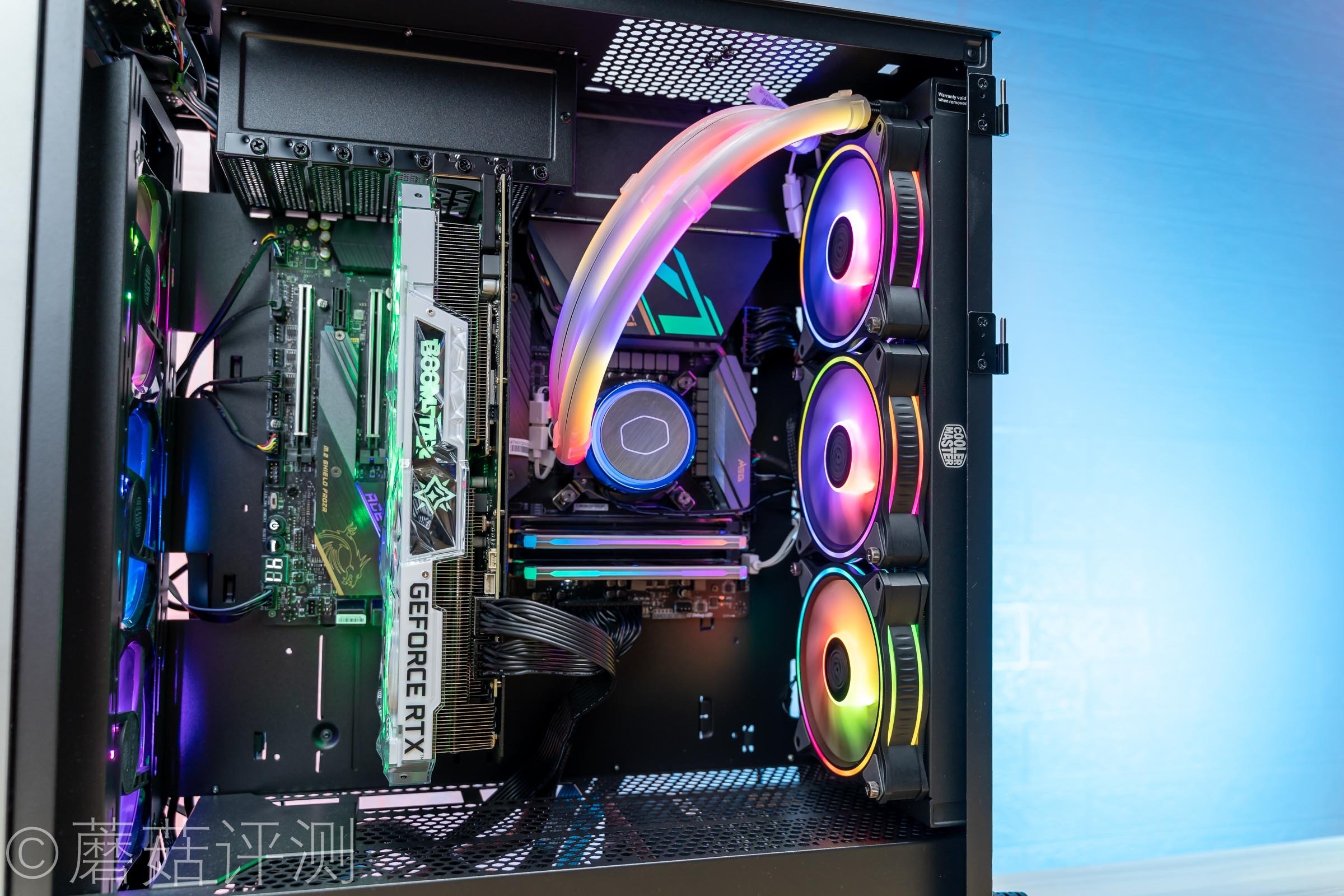 灯效梦幻,幻彩果冻,酷冷至尊g360(幻境) argb水冷散热器 评测