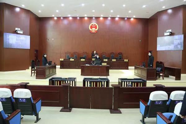 2020年12月，无为市人民法院通过远程视频方式对刘建邺受贿案一审公开宣判。（来源：无为市人民法院微信公众号）