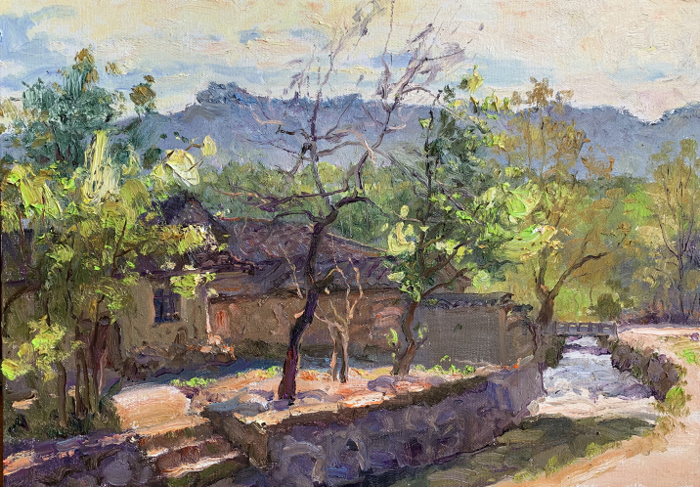 皖南屏山,江西婺源观画记--张利华教授风景写生