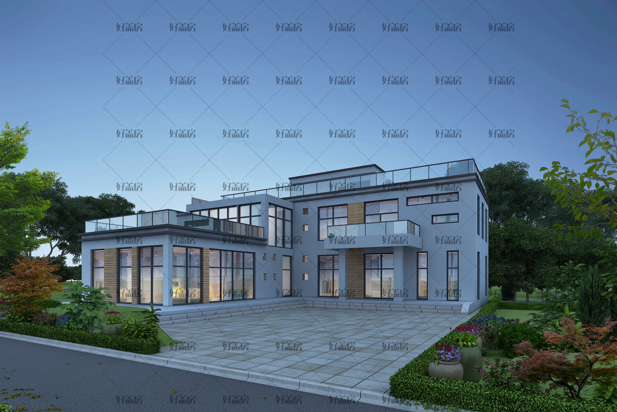 现代房子设计图片大全_凤凰网, image size:2048x1367