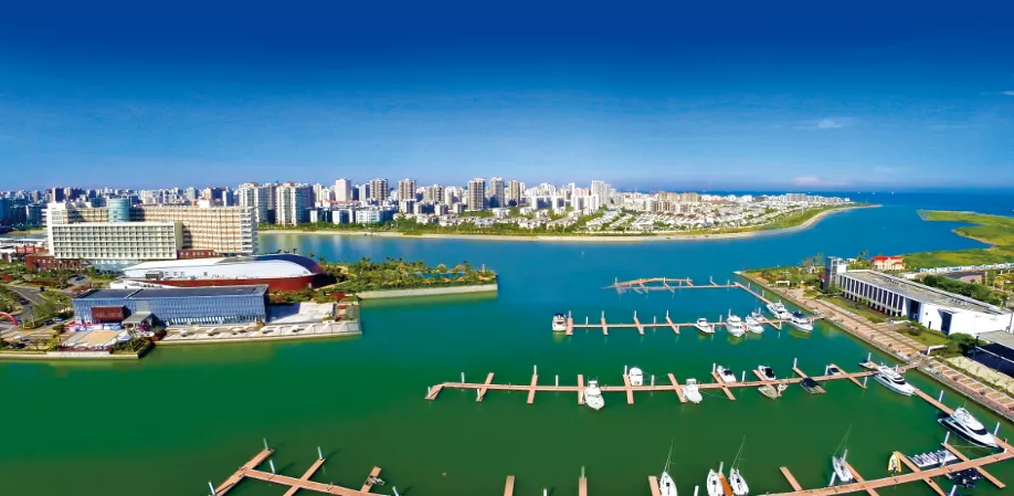 时尚新旖 海口新埠岛游艇会码头