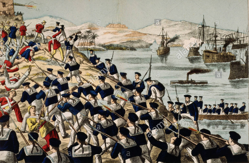 历史上的今天庚子战争爆发八国联军攻占大沽口炮台