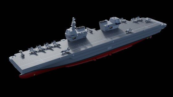 韩国海军展示的未来轻型航母方案 资料图