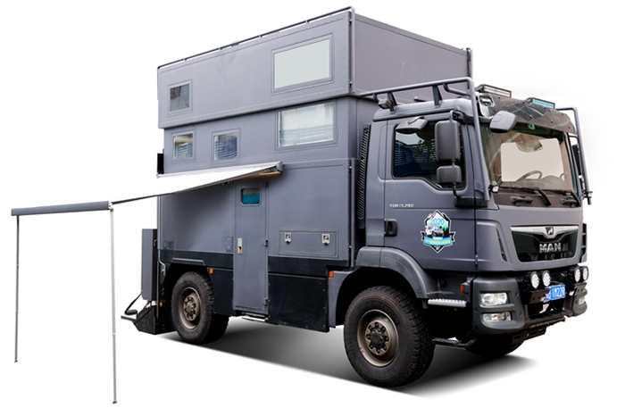 霸气外露的德国man指挥者越野房车真的爱了!__凤凰网