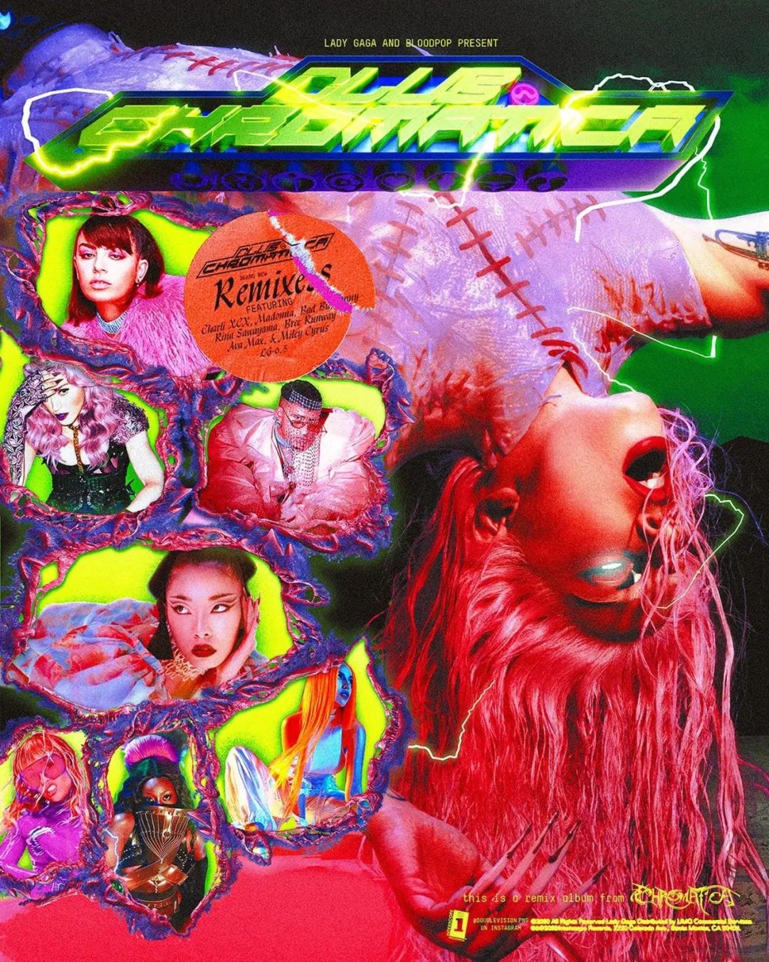 新电影拍完了,lady gaga的下一步是发行《神彩》混音专辑