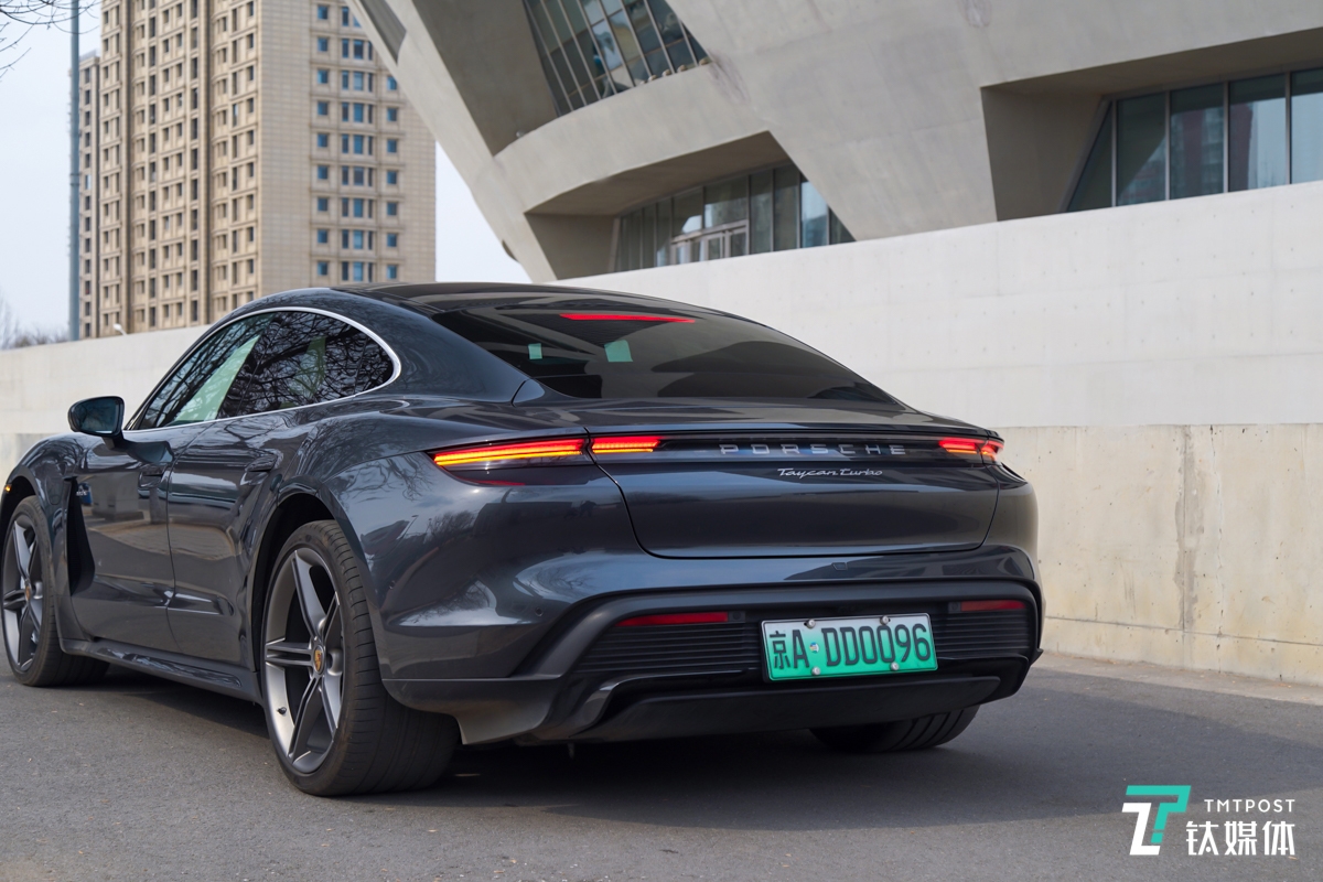 保时捷taycanturbo试驾电动核心乐趣本质钛极客