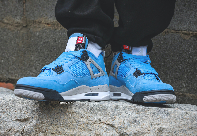 Air Jordan 4 UNC University Blue CT8527-400åå:registered:æ¥æ