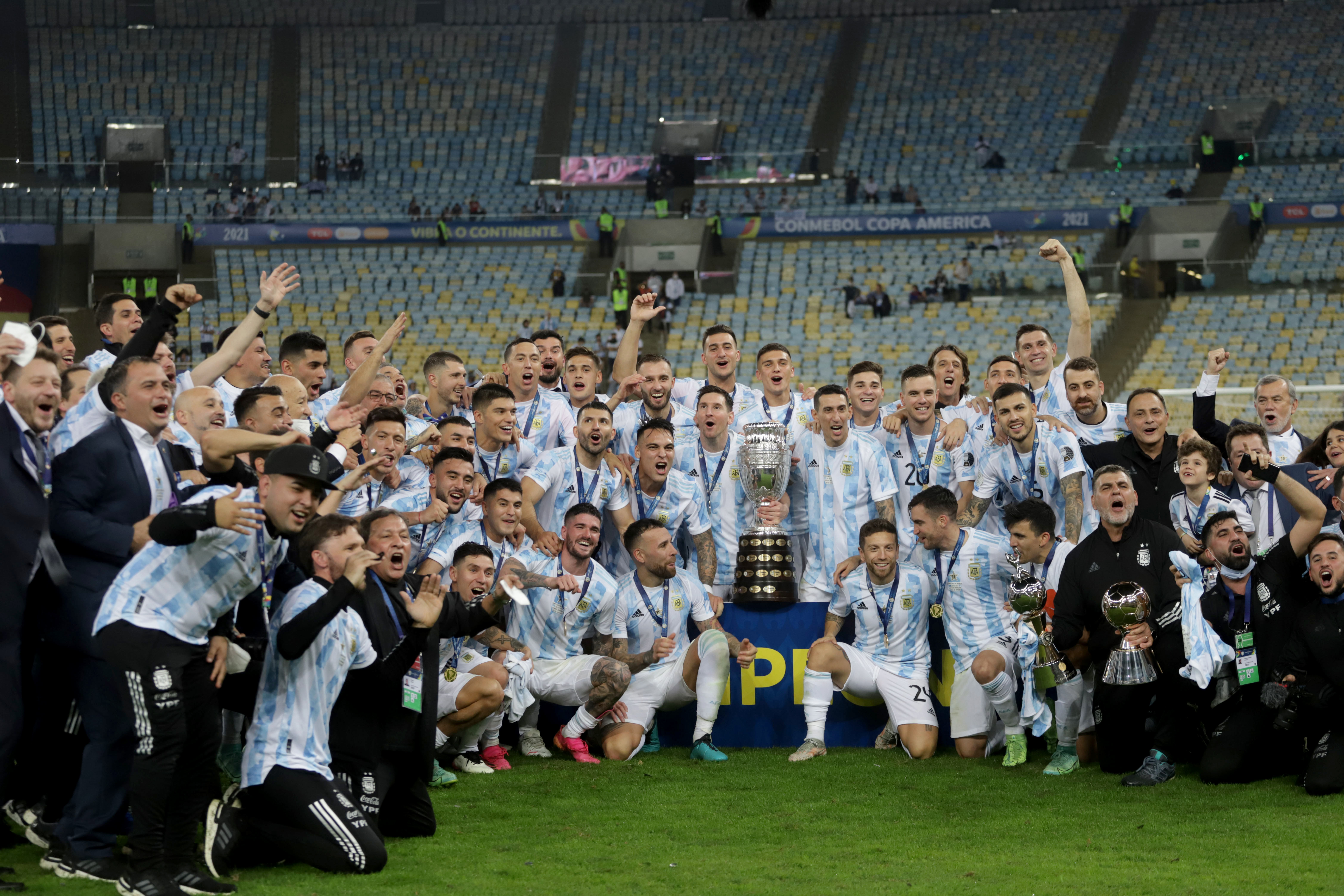 （<em>体育</em>）（14）足球——美洲杯：<em>阿根廷队</em>夺冠