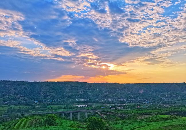 视觉陕西渭南沋河川风景美如画
