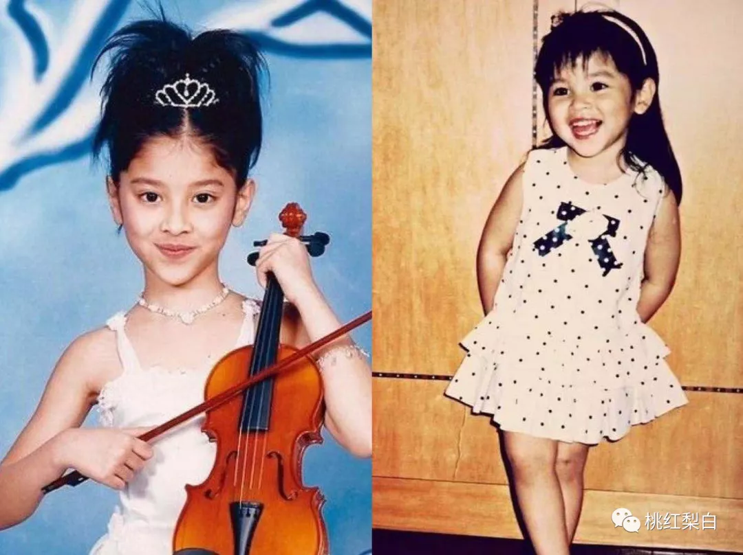 和同胞弟弟长相略"印度风"不同,脸型瘦长,鼻子高挺的陈凯琳,给人的