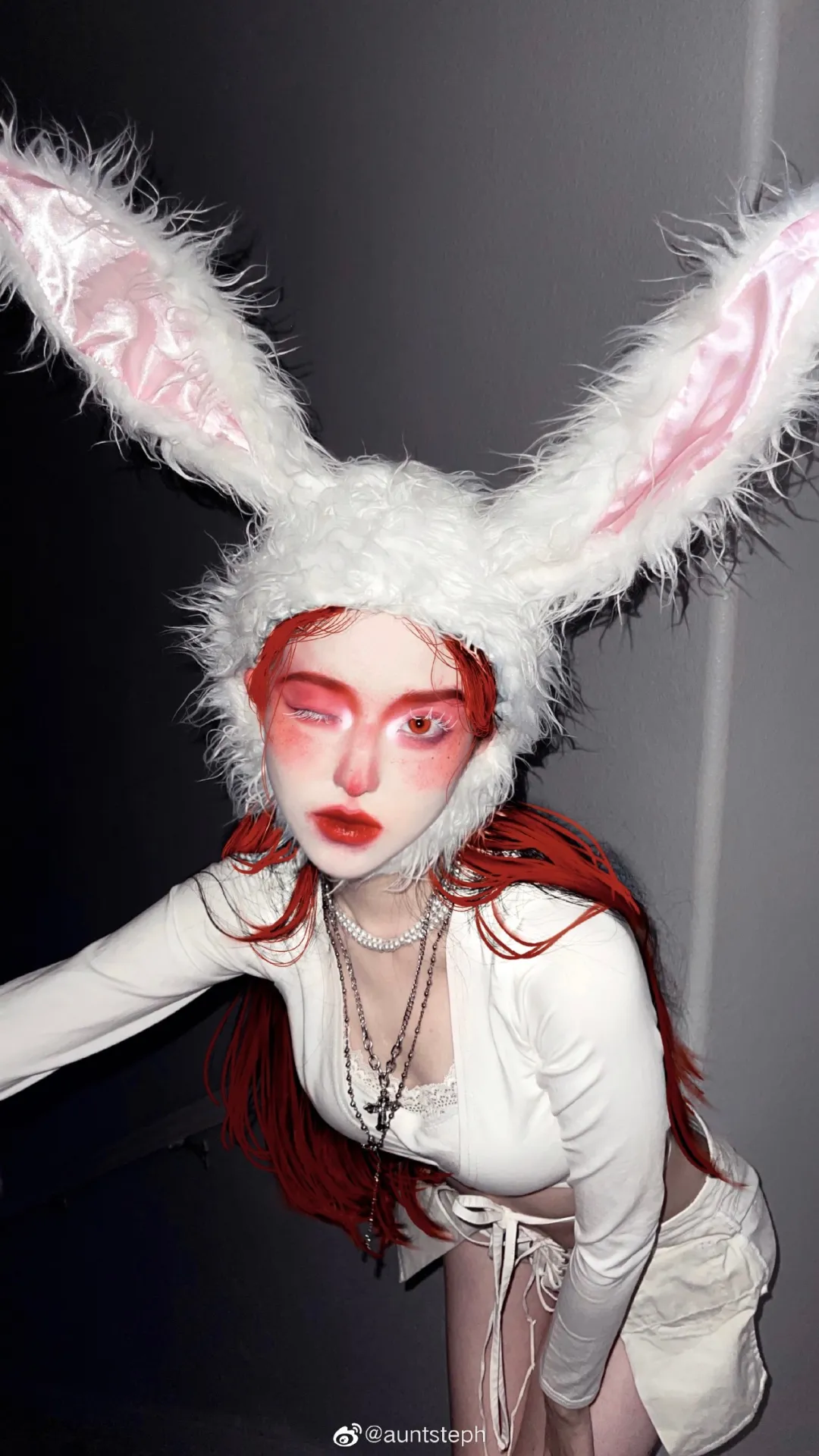 姐姐性别不要卡太严…万圣节也不让人失望,把脸蛋当做画布的auntsteph