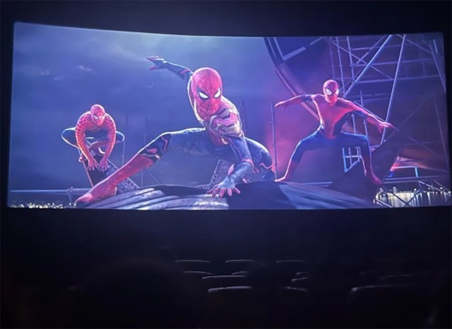 网友晒三代蜘蛛侠同框画面 蜘蛛侠3:英雄无归首映