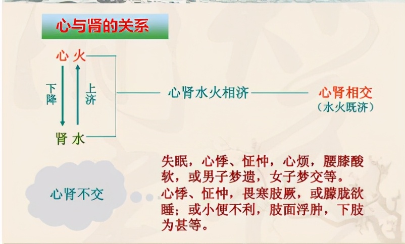 心烦失眠上热下寒可能是心肾不交