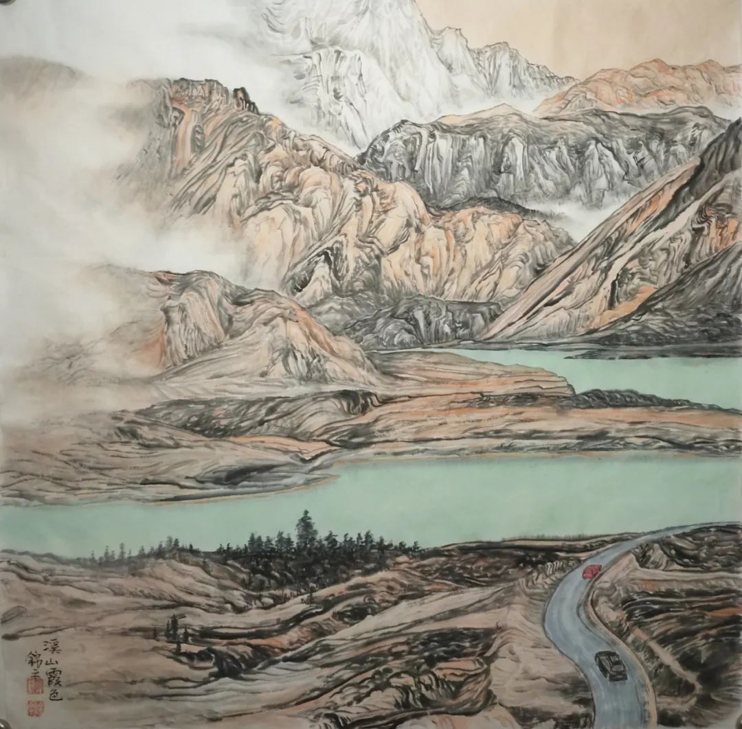 走进山水之中,你会感受到黄土地的活力.