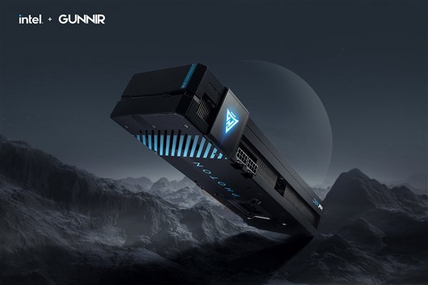 蓝戟Intel Arc A750显卡官方美图:霸气十足 蓝灯诱惑