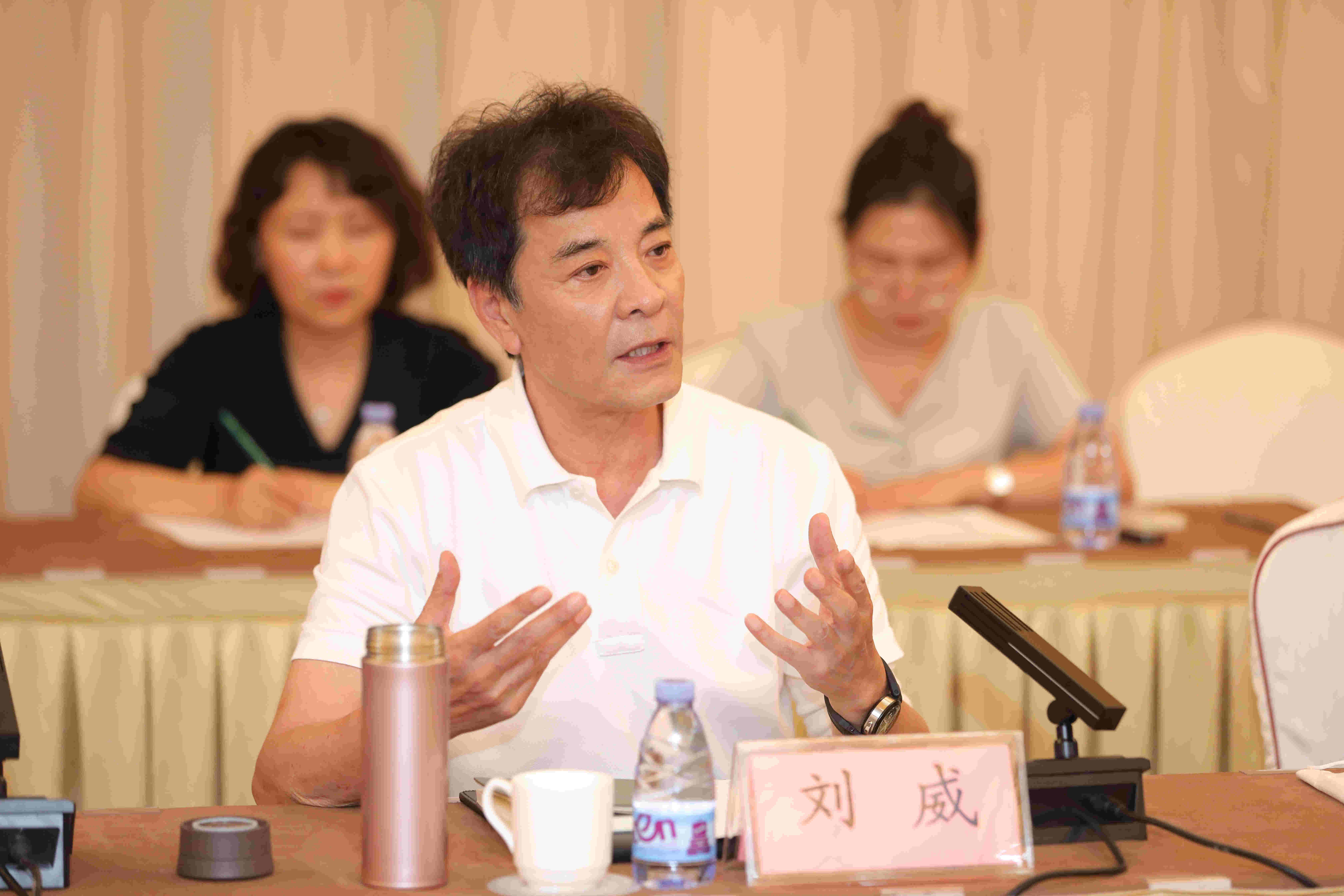 刘威在研讨会上