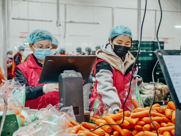 每日优鲜24小时不间断作业日均120万件出库量助力北京保供
