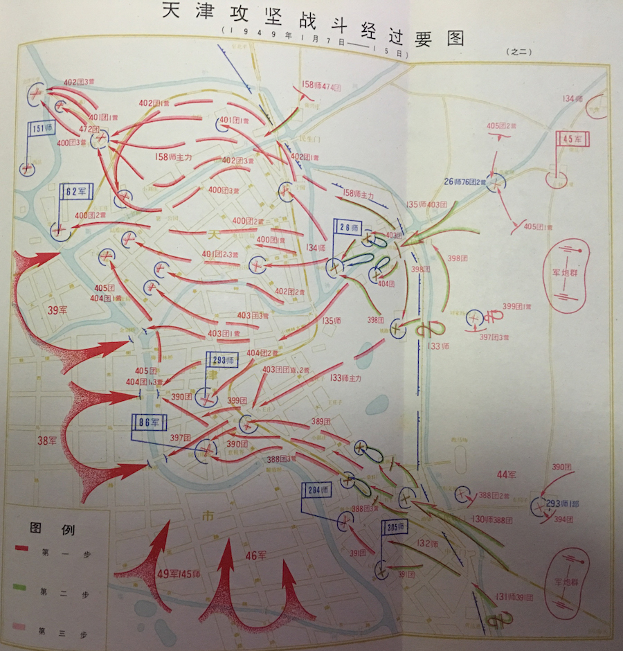 天津战役战斗经过要图
