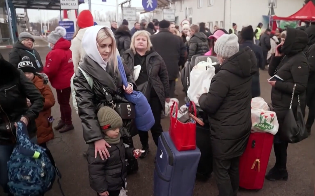 逃离祖国的乌克兰人 视频截图