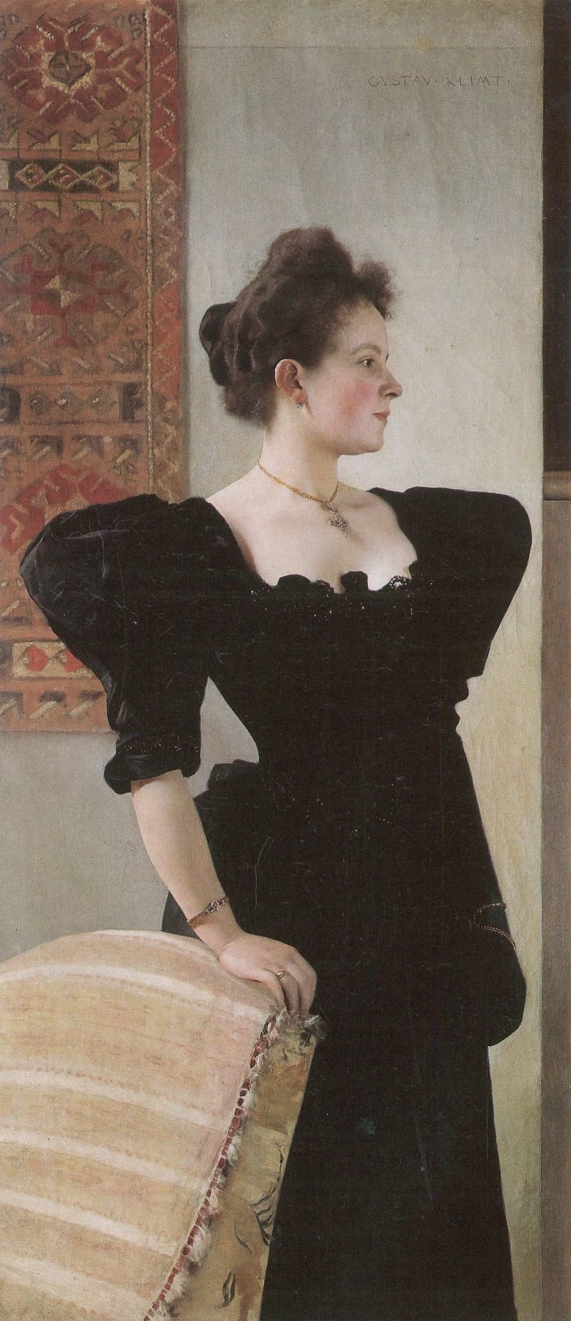 克里姆特《Portrait of Marie Breunig》
