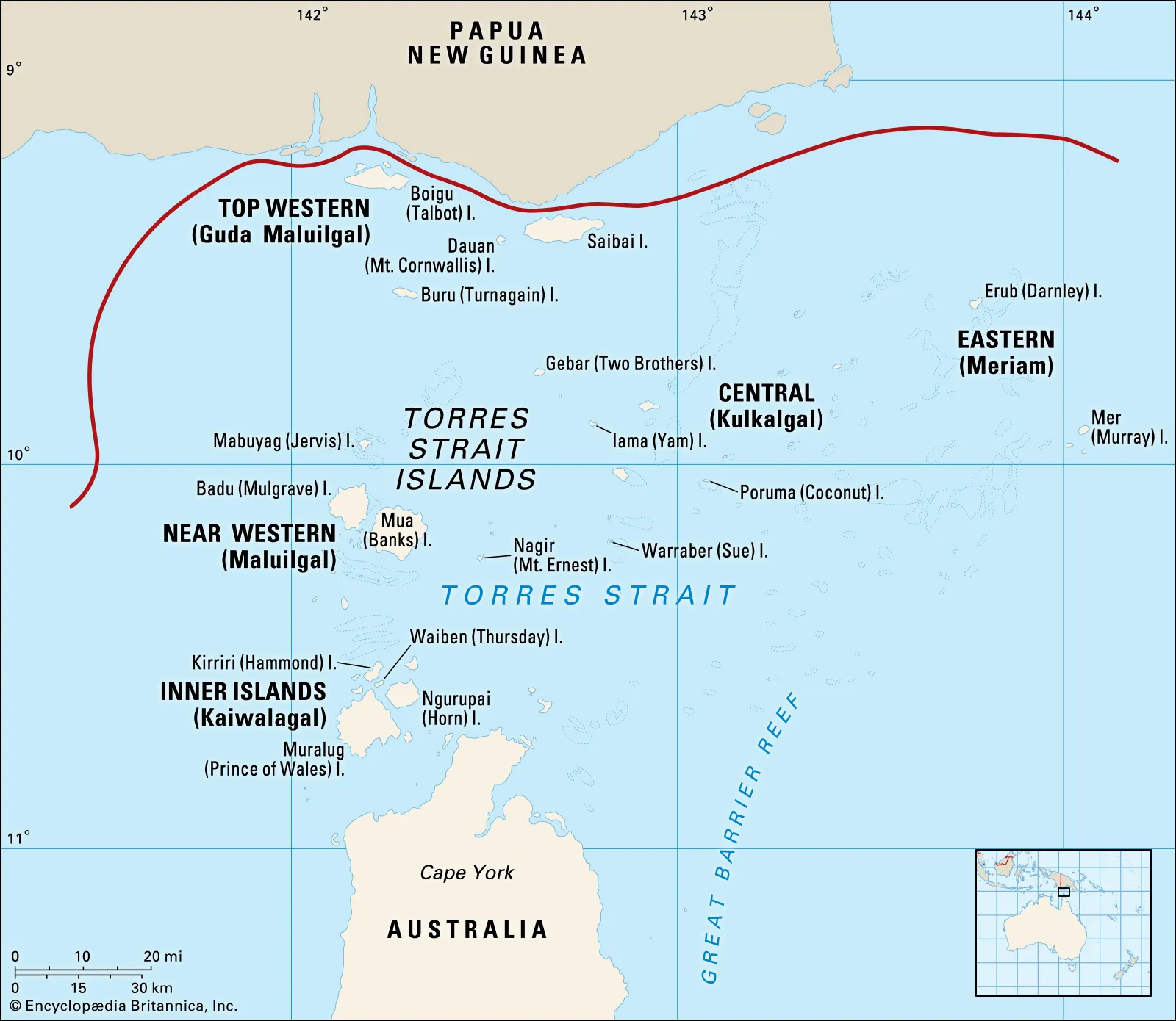 托雷斯海峡位置图片