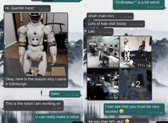 发给不同女性的NASA机器人。图片来自受害者