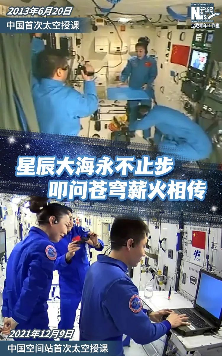 太空授课活动圆满结束新华社记者 郭中正 摄2021年12月26日神舟十三号