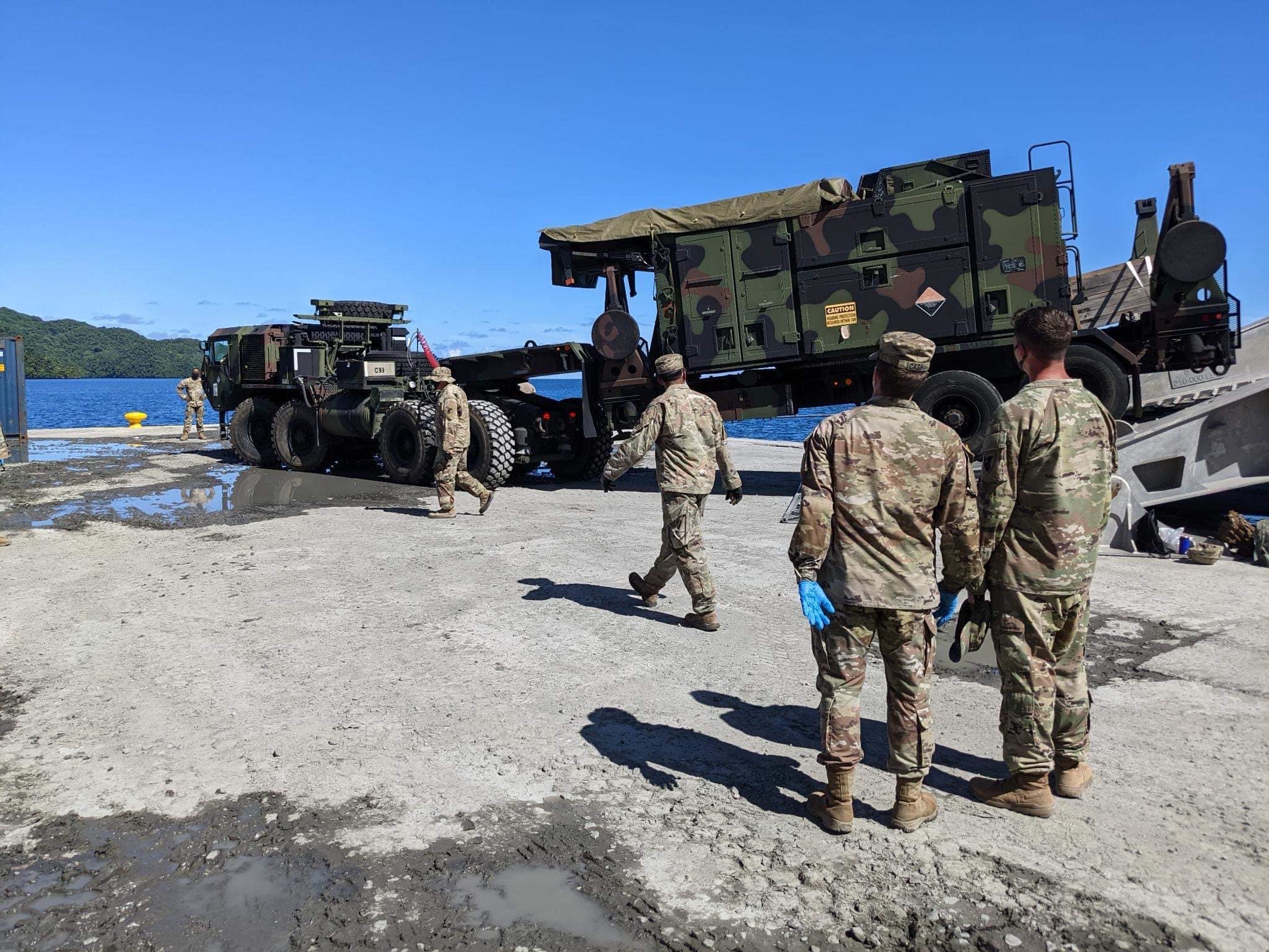 美国陆军第94陆军空中和导弹防御司令部(AAMDC)举行跨地域运输演练