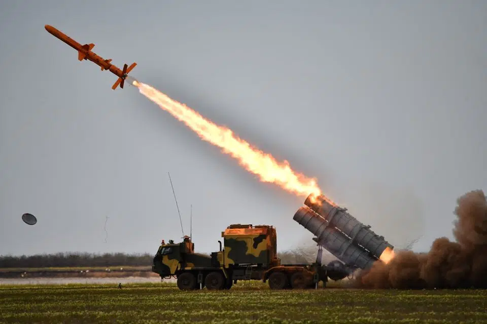 2020年乌克兰“海王星”反舰导弹试射画面。图自乌国防部
