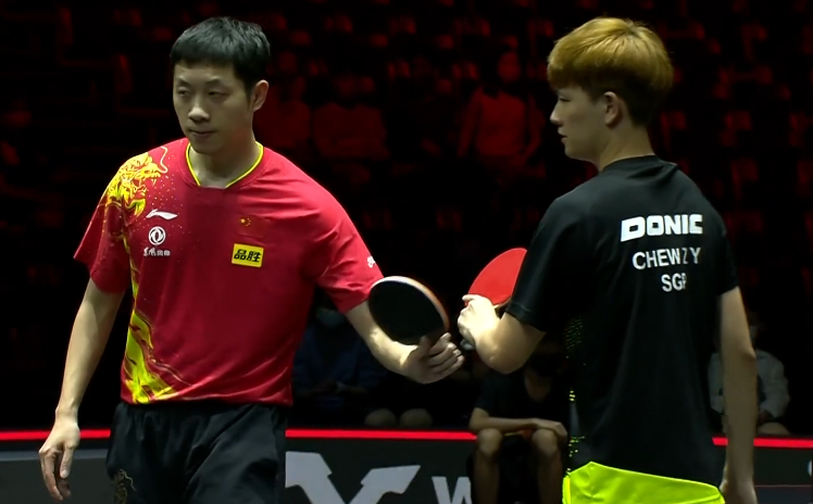 111后秦志戬明确要求许昕放水大蟒回应放松我就不会打了