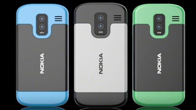 新诺基亚1100 5G手机配有黑、蓝、绿三种配色