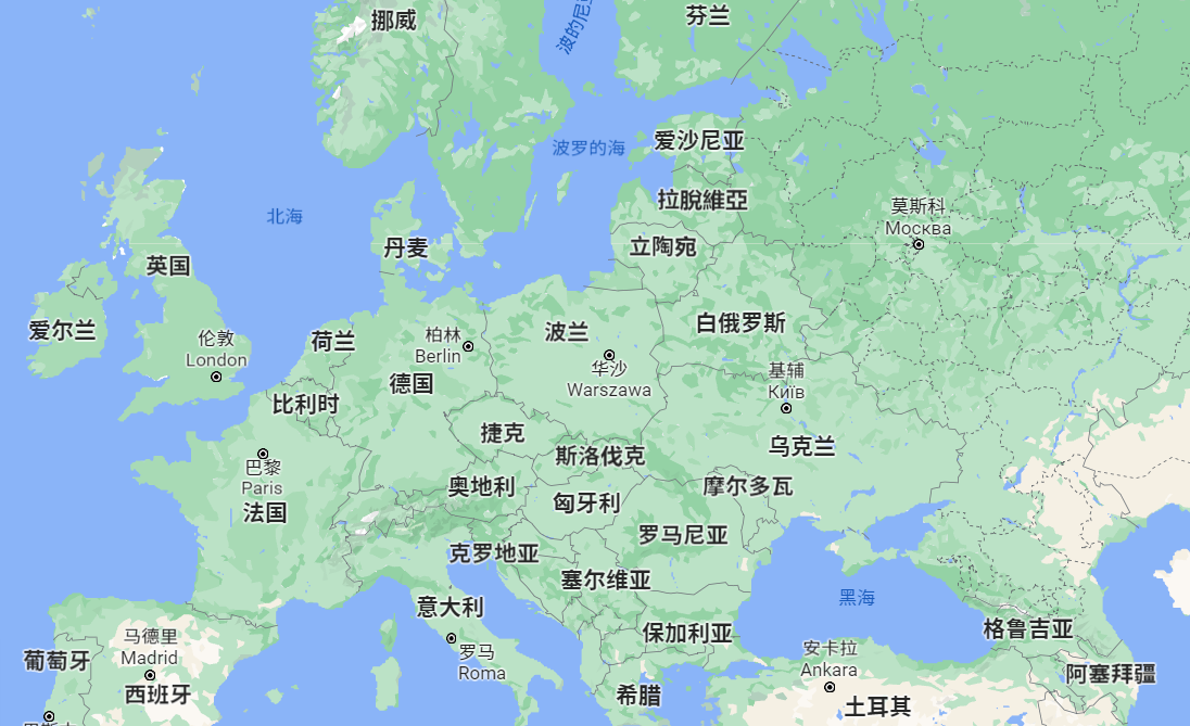 世界地图乌克兰的位置图片