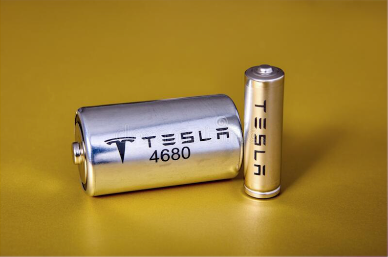 特斯拉4680电池图片