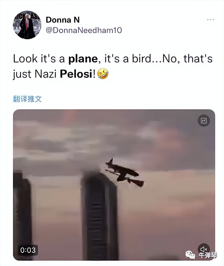 “近10万人实时跟踪佩洛西行踪”
