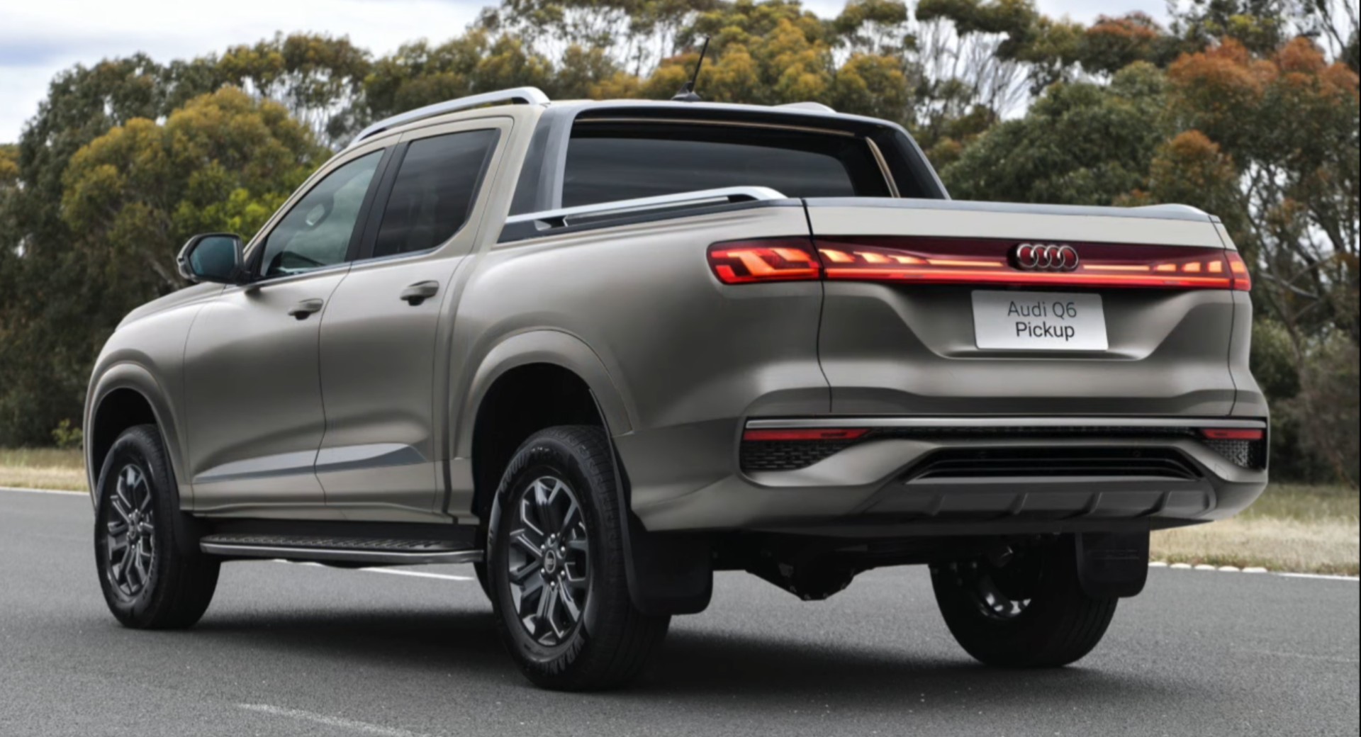 外观科技感十足 曝奥迪q6皮卡版渲染图