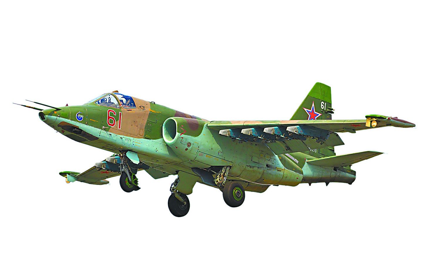 俄军苏-25强击机