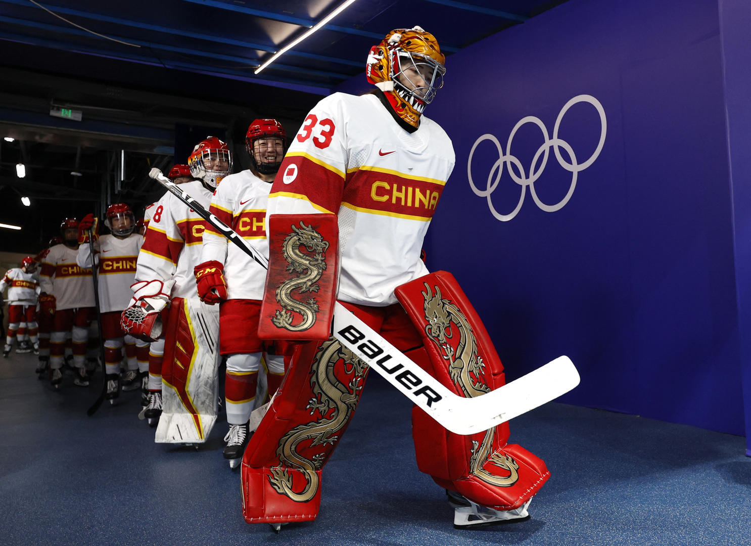 中国冰球队队服图片